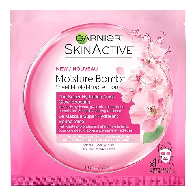Sheet mask for skin flooding glow – soothing, moisture-rich mask for dewy and plump skin