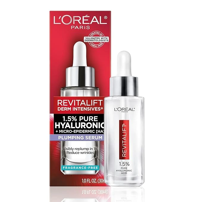 Hyaluronic acid serum applied for maximum skin hydration in skin flooding