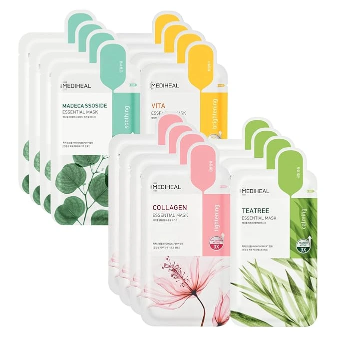 Hydrating sheet mask used in skin flooding routine for deep moisture and glow