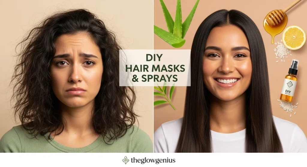 DIY Hair Mask and Spray: Easy Natural Recipes for Healthy Hair