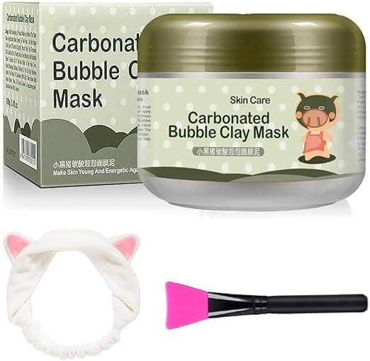 Carbonated Bubble Clay Mask – fun foamy alternative to DIY peel-off masks for pore cleansing