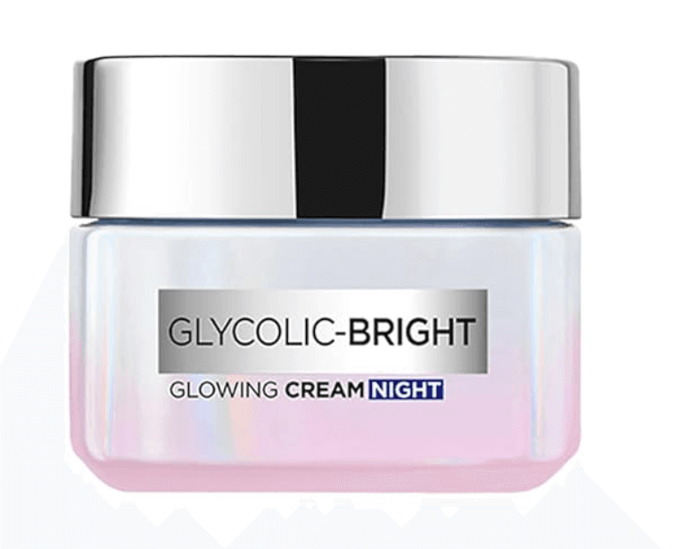 5-7% glycolic acid toner (L’Oréal Revitalift Glycolic Bright)