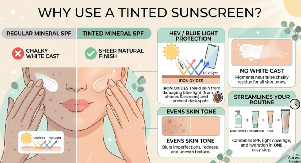why use a tinted sunscreen