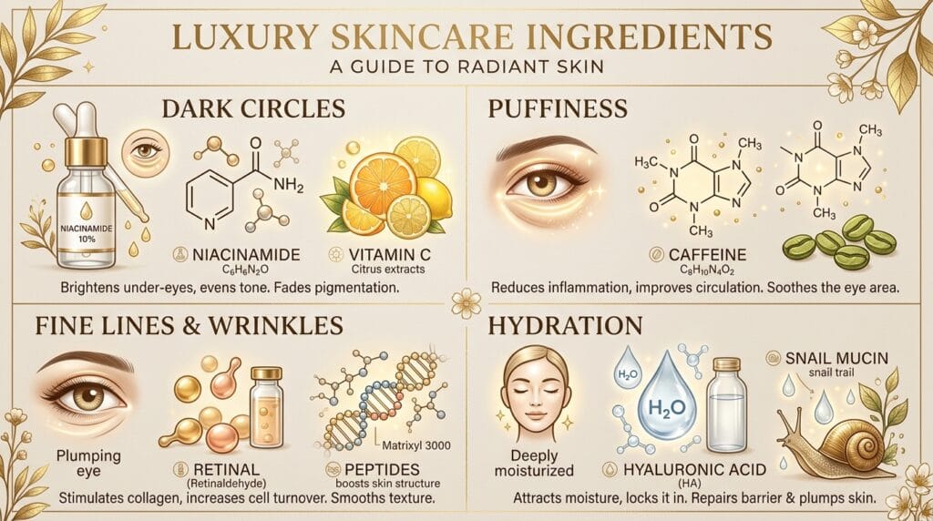 What to Look for in the Best Korean Eye Cream: Ingredients by Concern