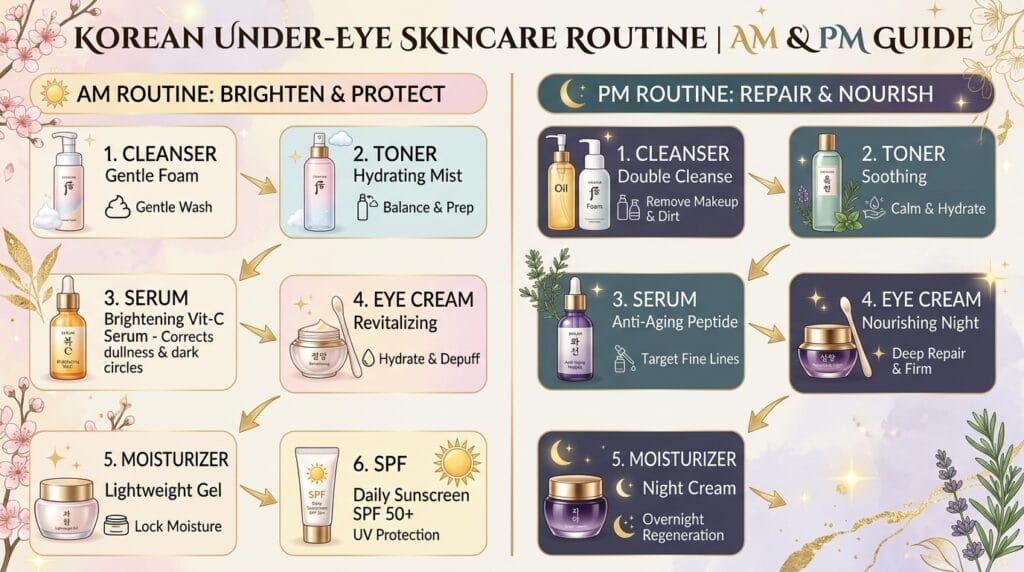 How to Build a Complete Korean Under-Eye Routine