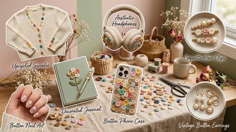 DIY Button Hacks: 7 Viral Pinterest Trends You Can Try at Home (No Sewing Needed!)