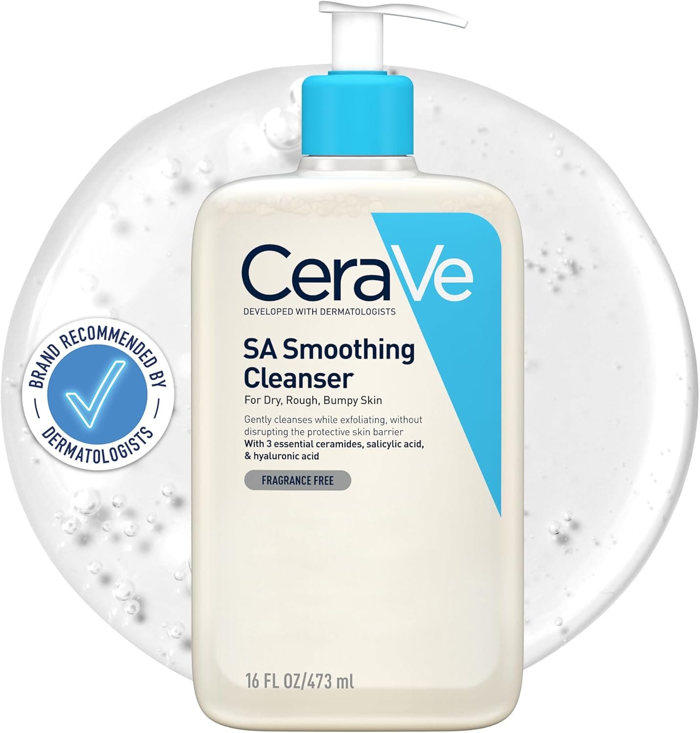 3. CeraVe SA Smoothing Cleanser