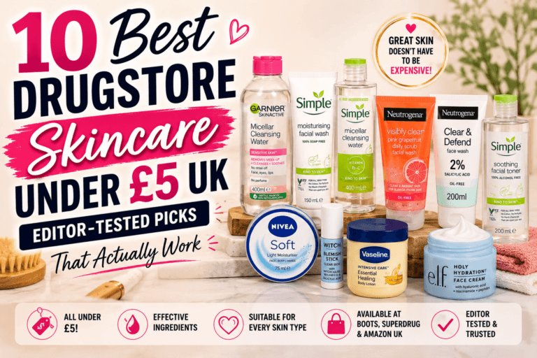 10 Best Drugstore Skincare Under £5 UK — Editor-Tested Picks That Actually Work
