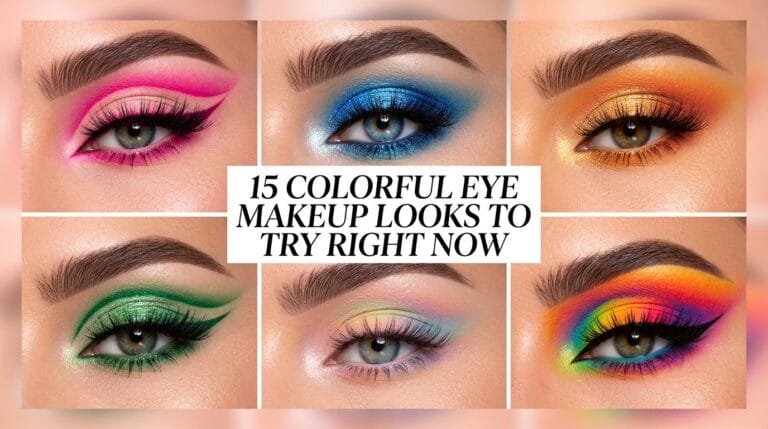 Colorful Eye Makeup: 15 Bold and Beautiful Looks to Try Right Now
