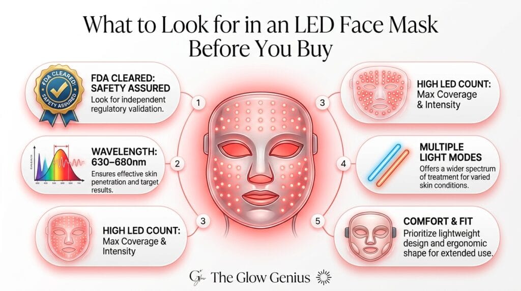 What to Look for in an LED Face Mask Before You Buy