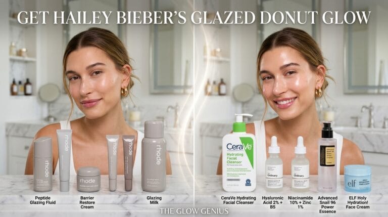 Hailey Bieber Glazed Donut Skin: The Complete Rhode Skincare Routine You Can Actually Copy