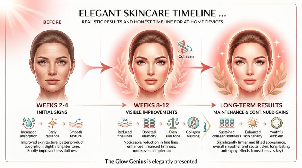Realistic Results and Honest Timeline for At-Home red light therapy Devices